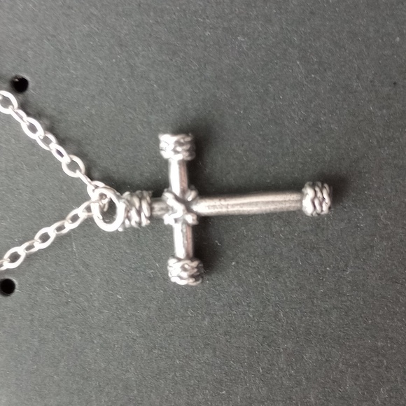 925 Sterling Silver Jewelry - Sterling Silver Cross Pendant Necklace